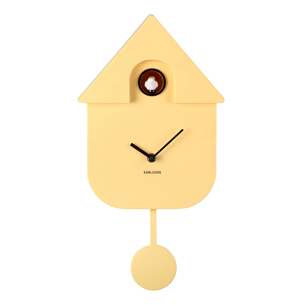 Настенные часы с кукушкой и маятником Modern Cuckoo, 21,5х41 см от Karlsson