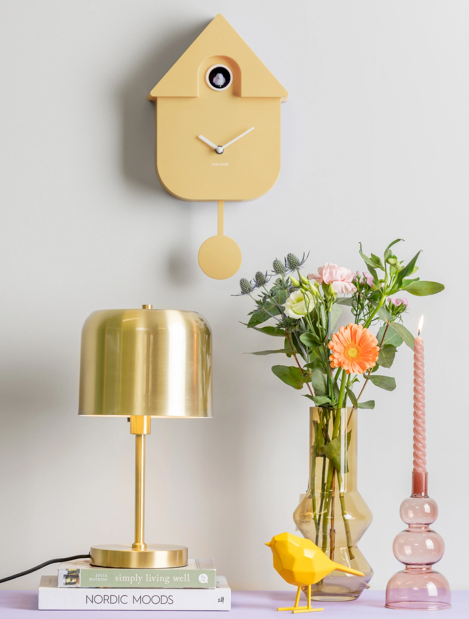 Настенные часы с кукушкой и маятником Modern Cuckoo, 21,5х41 см