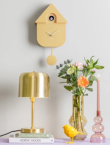 Настенные часы с кукушкой и маятником Modern Cuckoo, 21,5х41 см