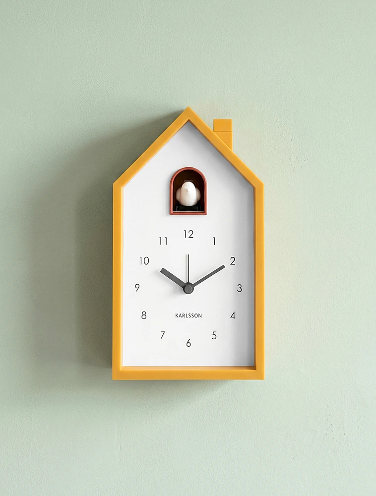 Настольные часы-будильник с кукушкой Modern Cuckoo, 12х20 см от Karlsson