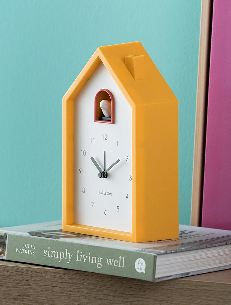 Настольные часы-будильник с кукушкой Modern Cuckoo, 12х20 см от Karlsson