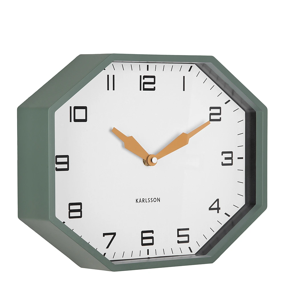 Настенные часы Modern Factory Octagon, 32х26 см от Karlsson