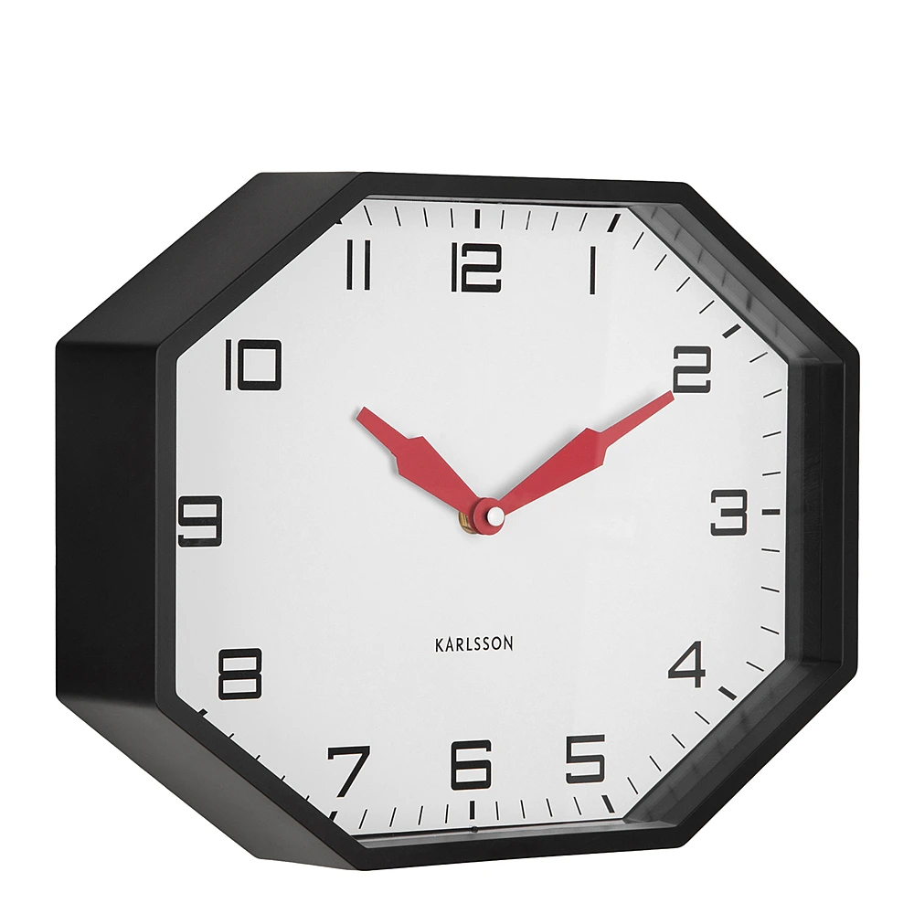 Настенные часы Modern Factory Octagon, 32х26 см от Karlsson