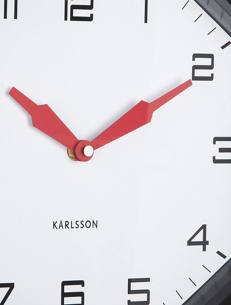 Настенные часы Modern Factory Octagon, 32х26 см от Karlsson