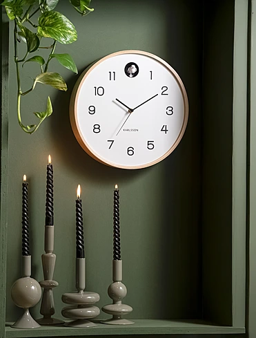 Настенные часы с кукушкой Natural Cuckoo, 31,5 см