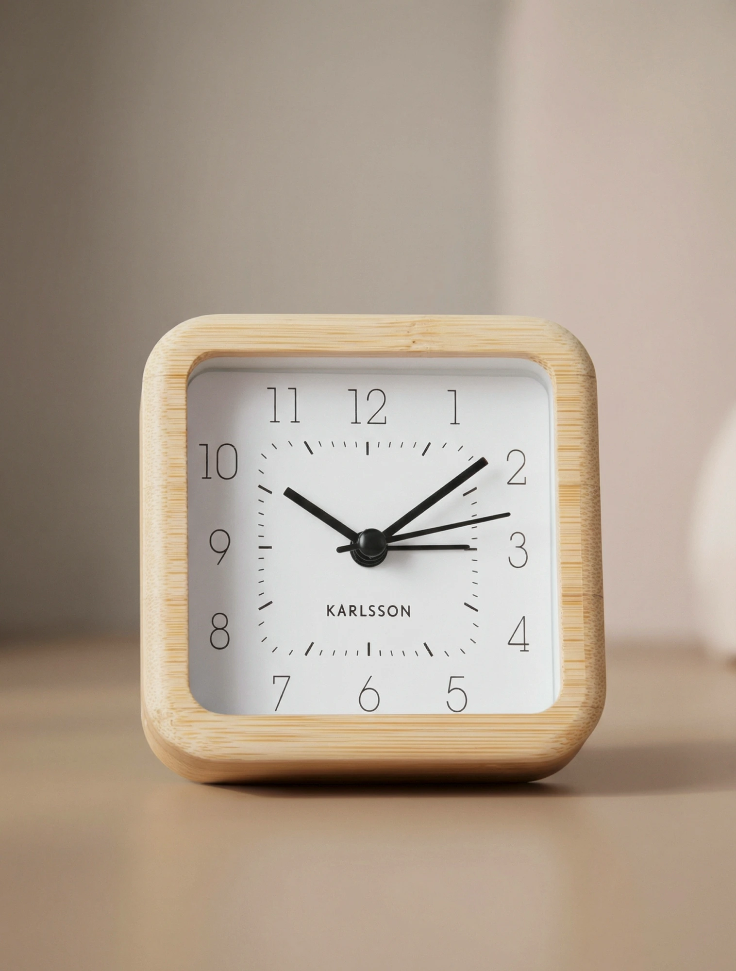 Настольные часы-будильник Neat, 9х9 см