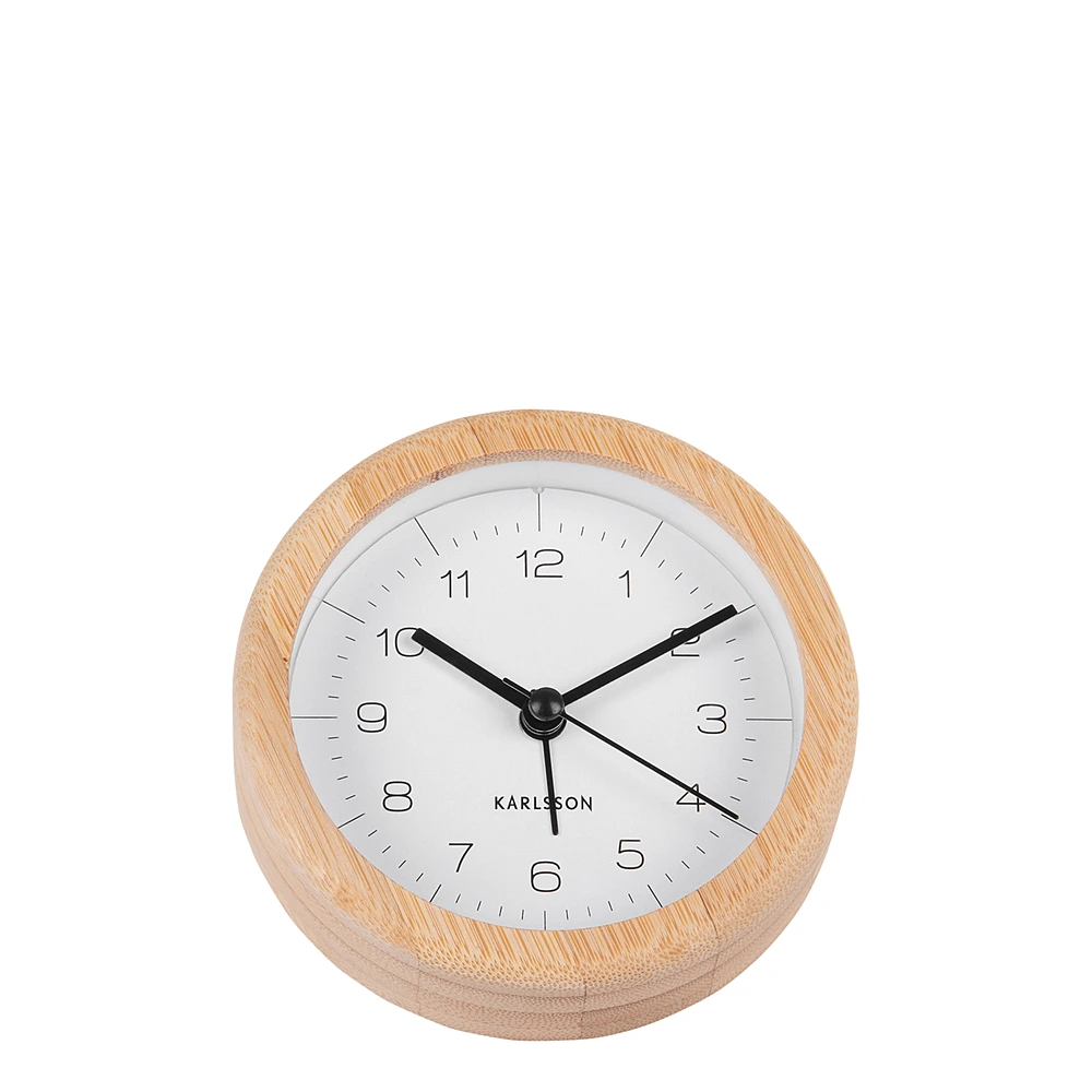 Настольные часы-будильник Neat, 10 см от Karlsson