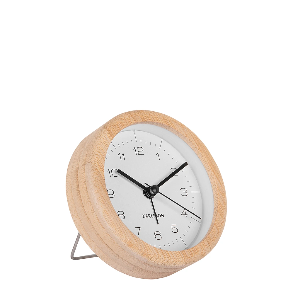 Настольные часы-будильник Neat, 10 см от Karlsson