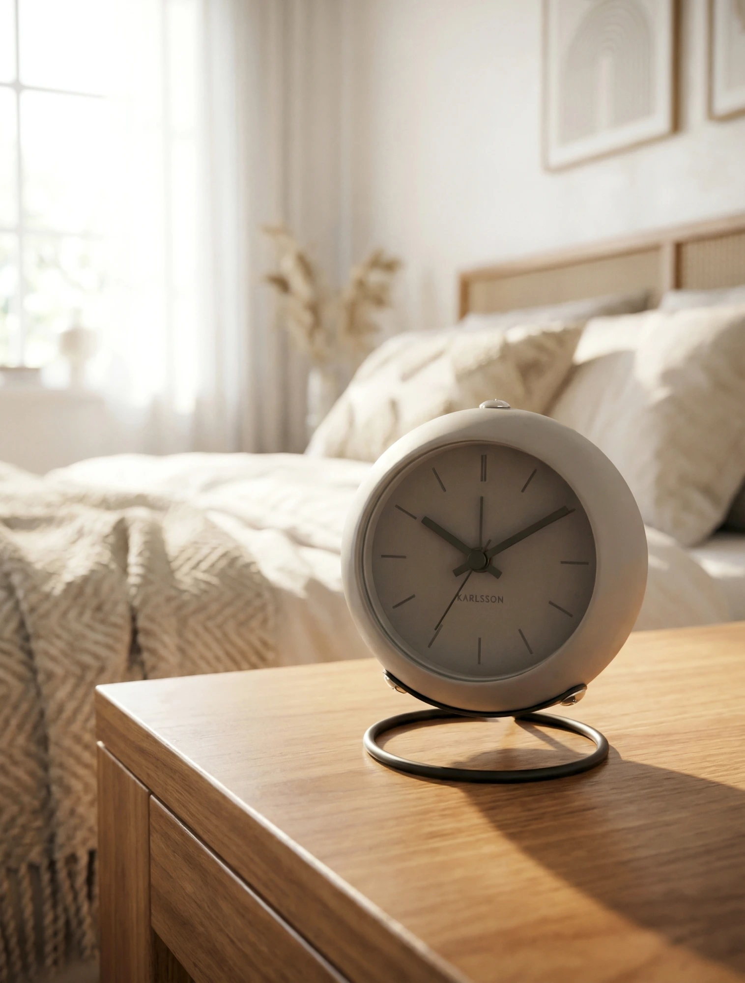 Настольные часы-будильник Time Nirvana Globe, 9,5х10 см