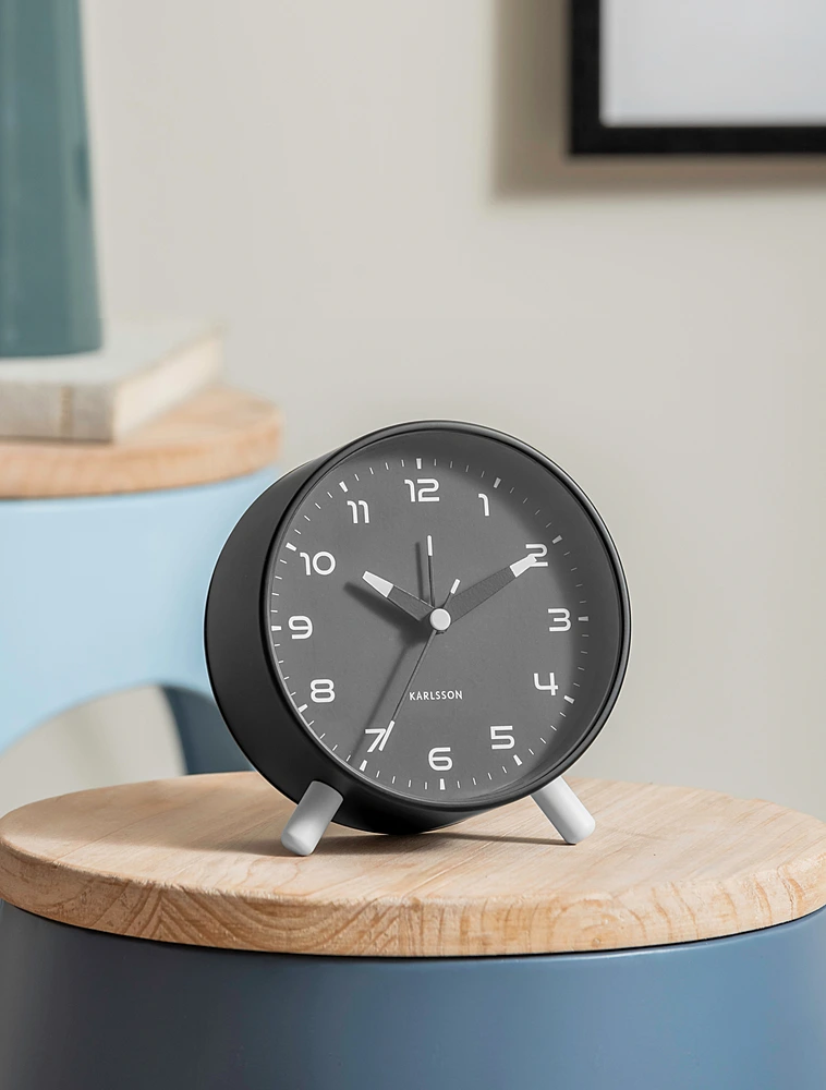Настольные часы-будильник Orgullo, 11х12 см от Karlsson