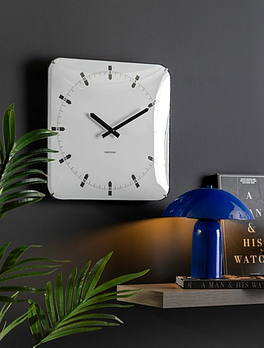 Настенные часы Sucinto Dome Square, 35х35 см