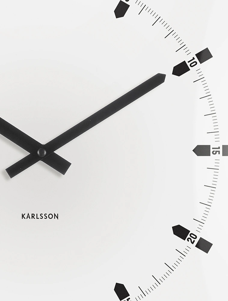 Настенные часы Sucinto Dome Square, 35х35 см от Karlsson