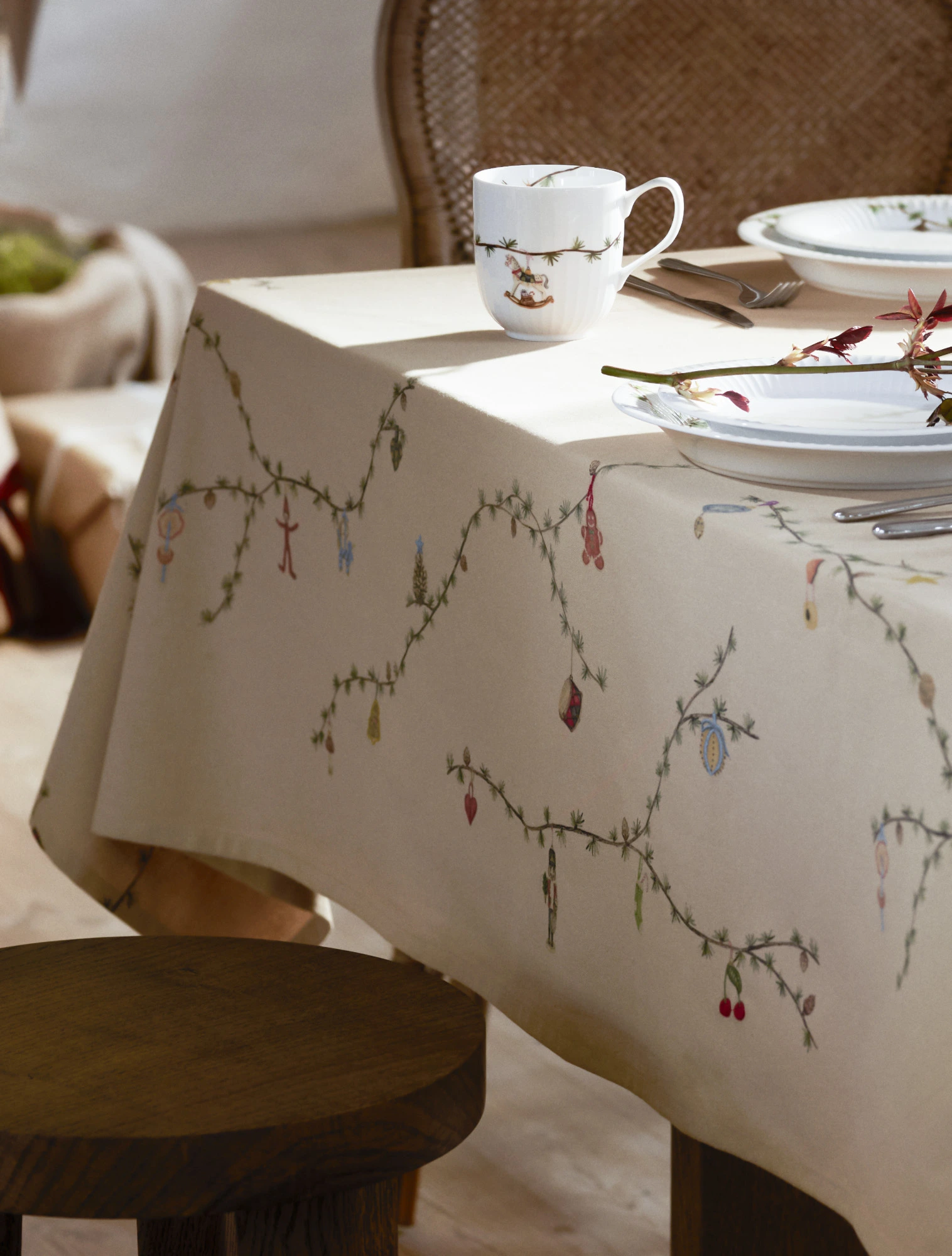 Скатерть прямоугольная Hammershoi Christmas, 150x270 см