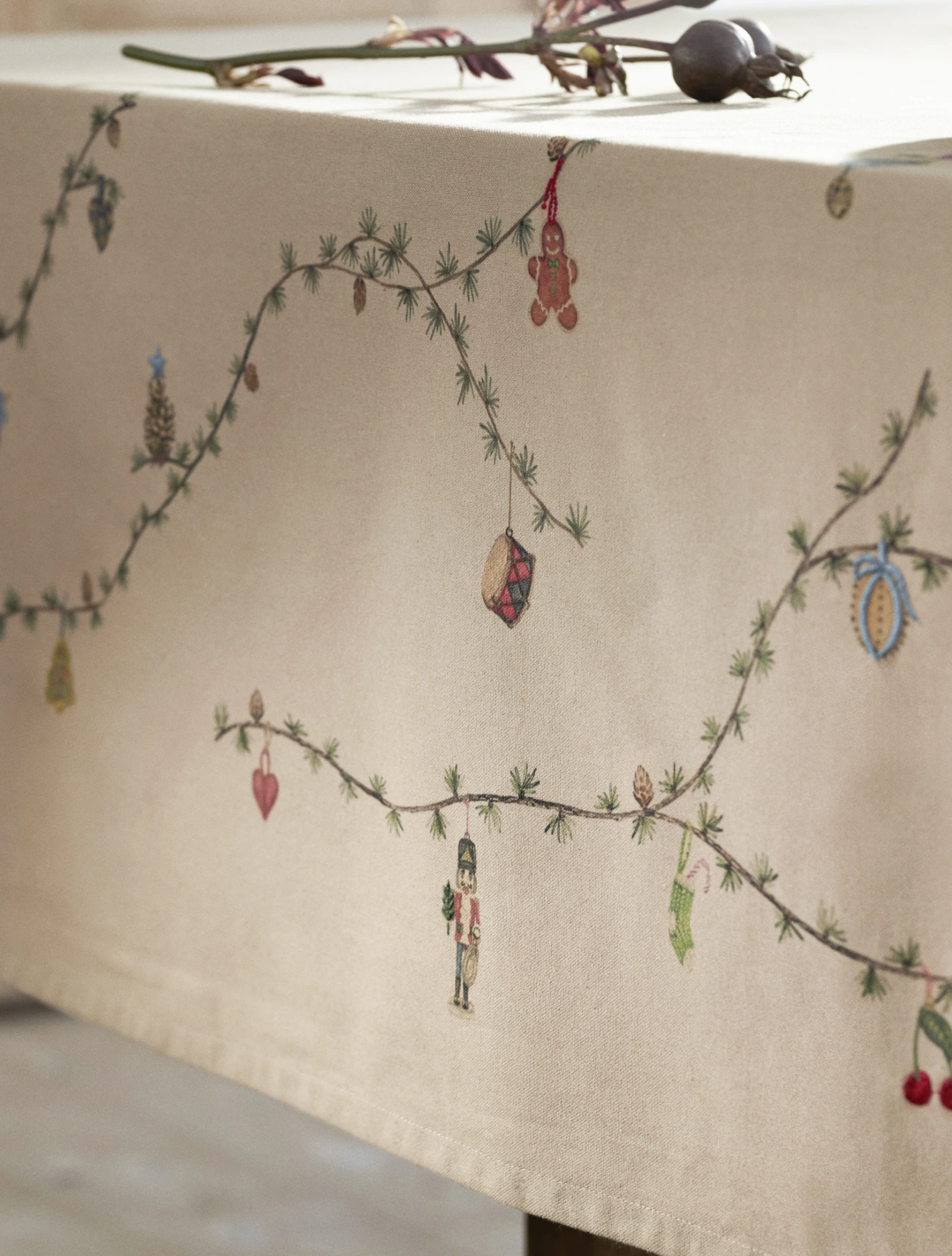 Скатерть прямоугольная Hammershoi Christmas, 150x270 см