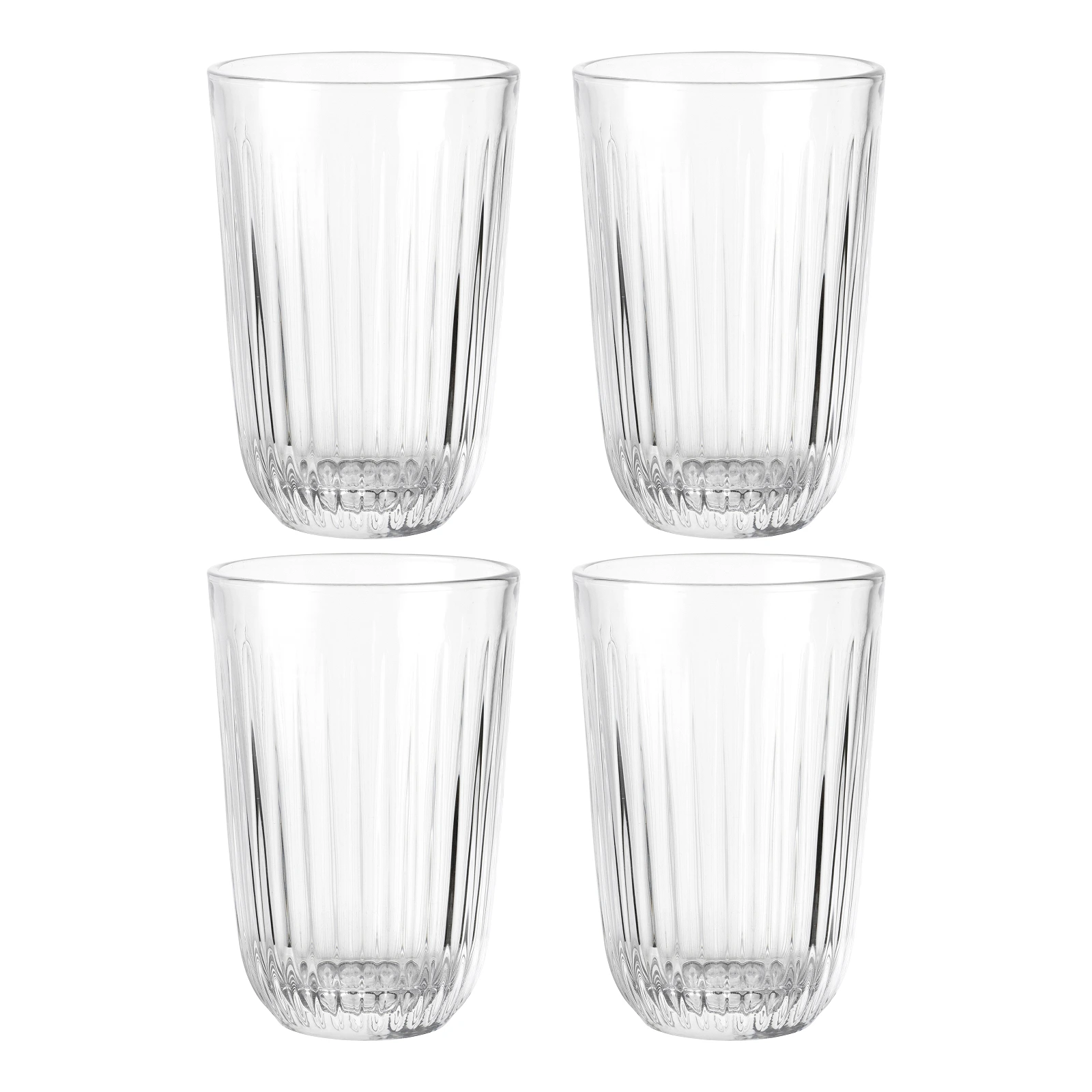 Набор из 4 стаканов для воды Hammershoi Glass, 370 мл