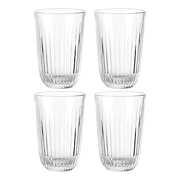 Набор из 4 стаканов для воды Hammershoi Glass, 370 мл