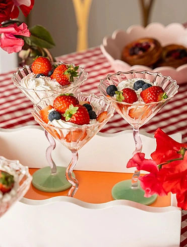 Набор из 2 бокалов для шампанского и мартини Curve, 150 мл