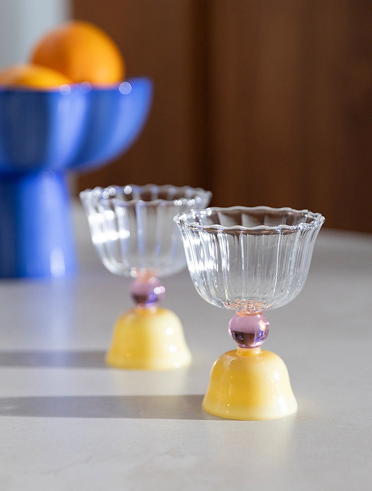 Набор из 2 бокалов для воды Tulip, 200 мл от &Klevering