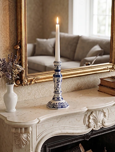 Подсвечник Delftware, 23 см