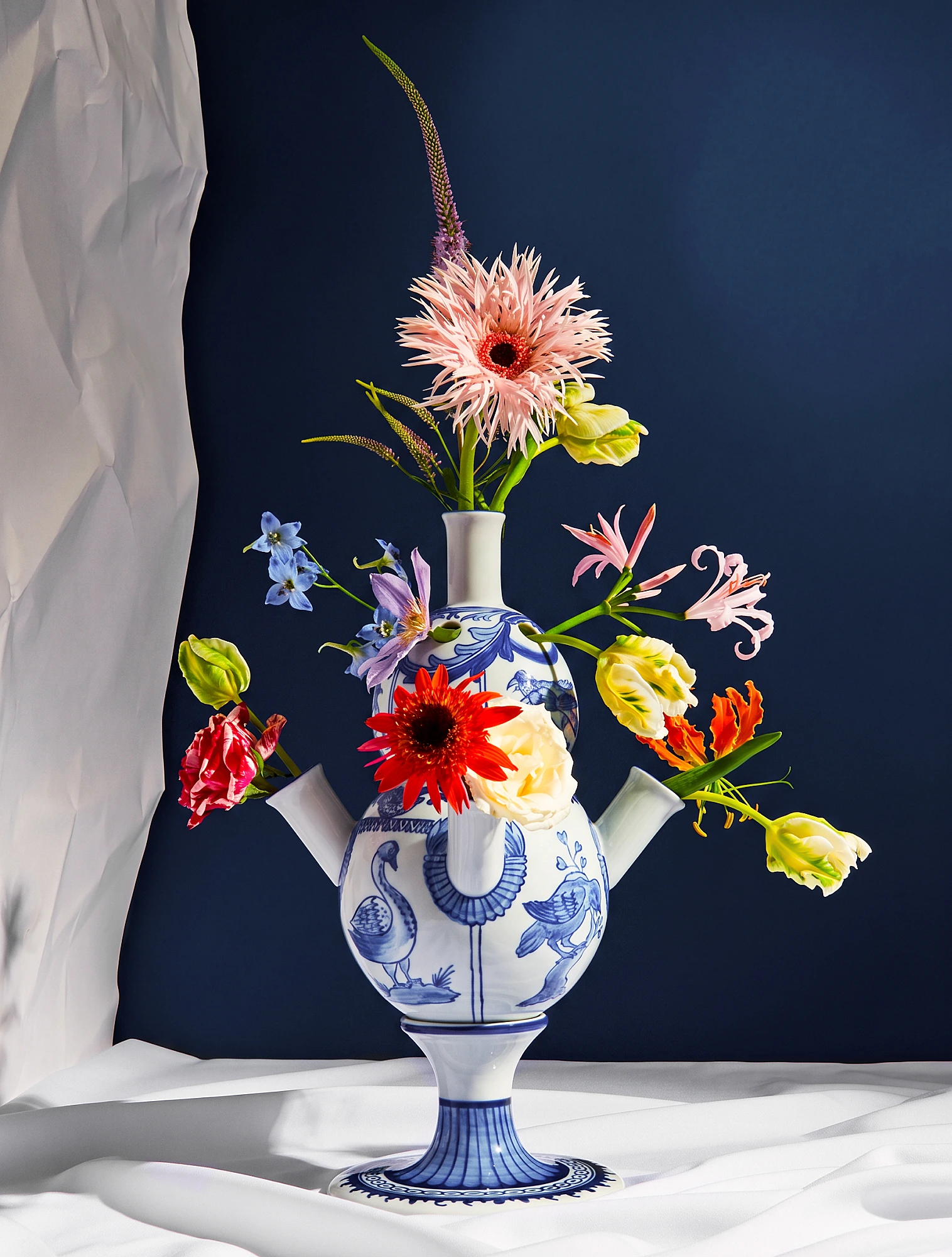 Ваза Delftware, 40,5 см