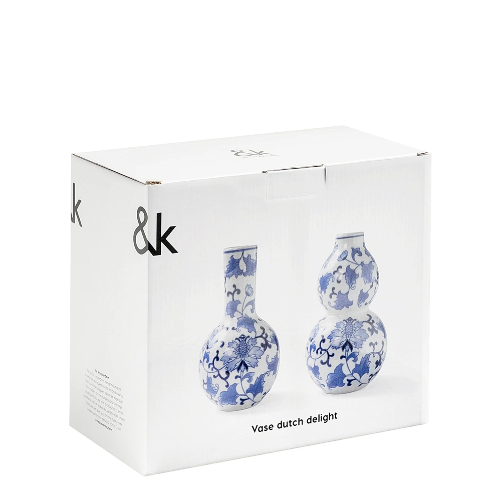 Набор из 2 ваз Delftware, 20 см от &Klevering