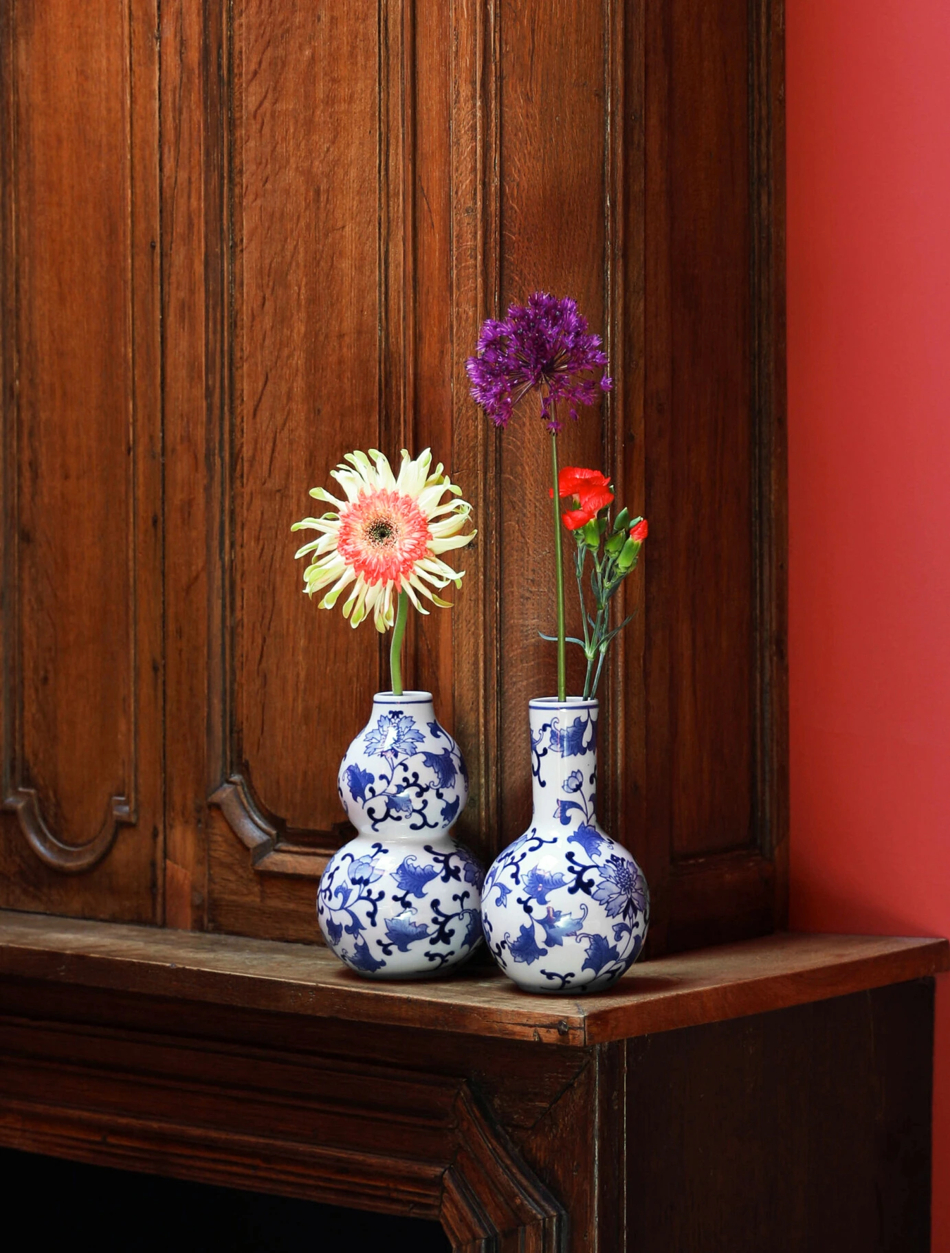 Набор из 2 ваз Delftware, 20 см