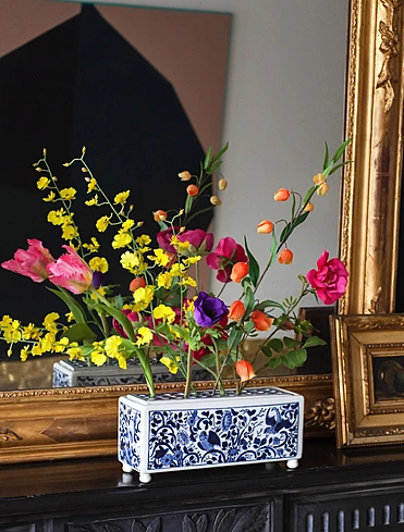 Ваза Delftware, 29x12 см