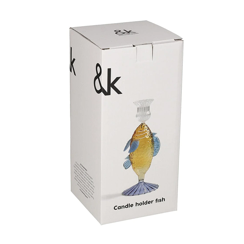 Подсвечник Fish, 19 см от &Klevering
