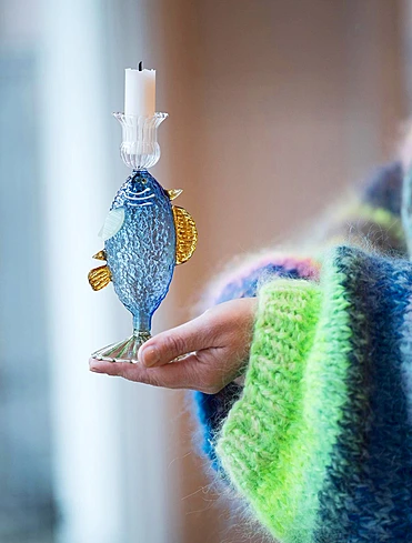 Подсвечник Fish, 19 см