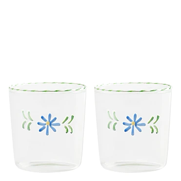 Набор из 2 стаканов для воды Flora, 300 мл