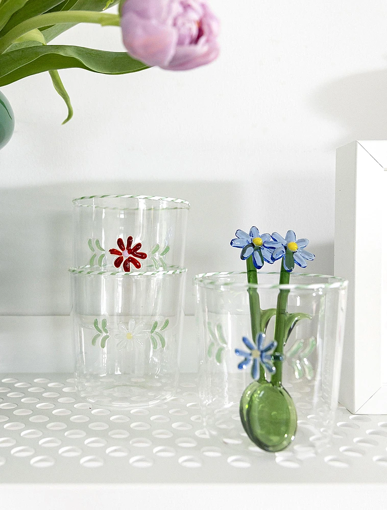 Набор из 2 стаканов для воды Flora, 300 мл от &Klevering