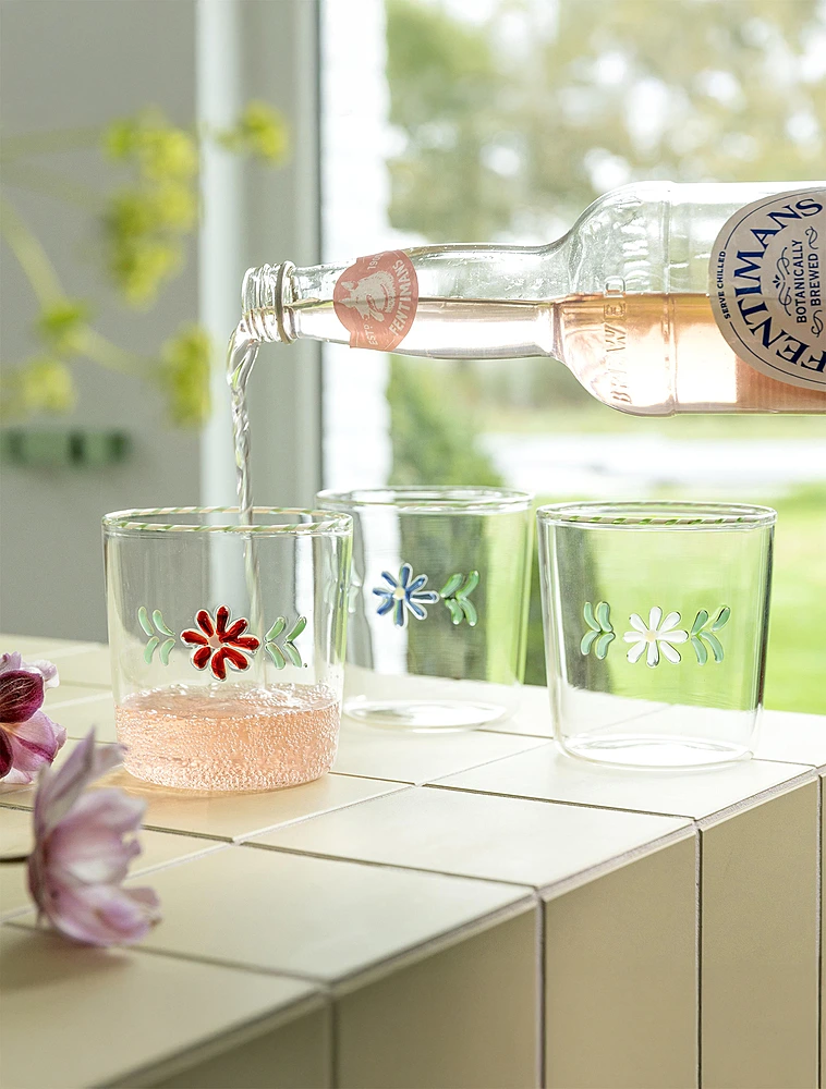 Набор из 2 стаканов для воды Flora, 300 мл от &Klevering