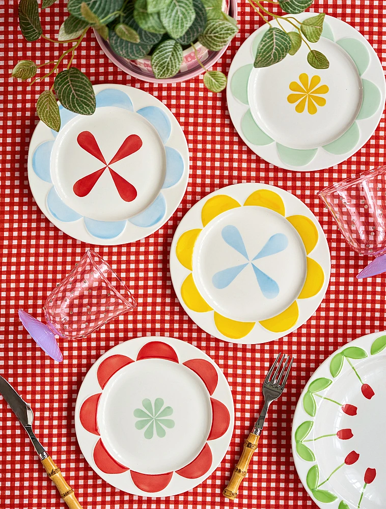 Набор из 4 пирожковых тарелок Folk, 17,5 см от &Klevering