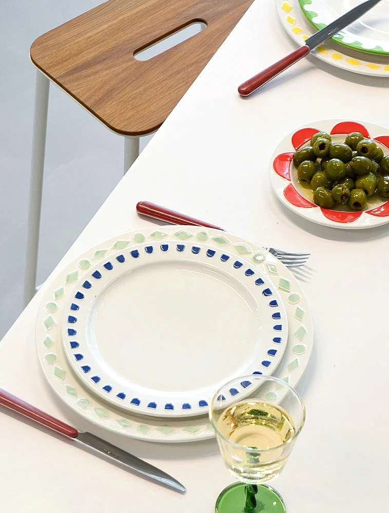 Набор из 4 закусочных тарелок Folk, 22,5 см от &Klevering