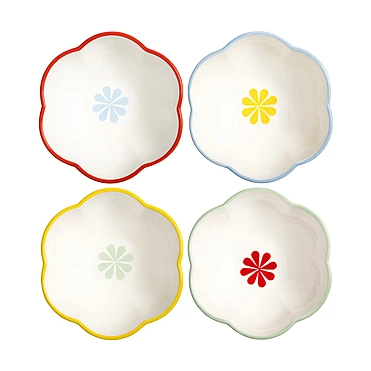 Набор из 4 пиал Folk, 12,5 см