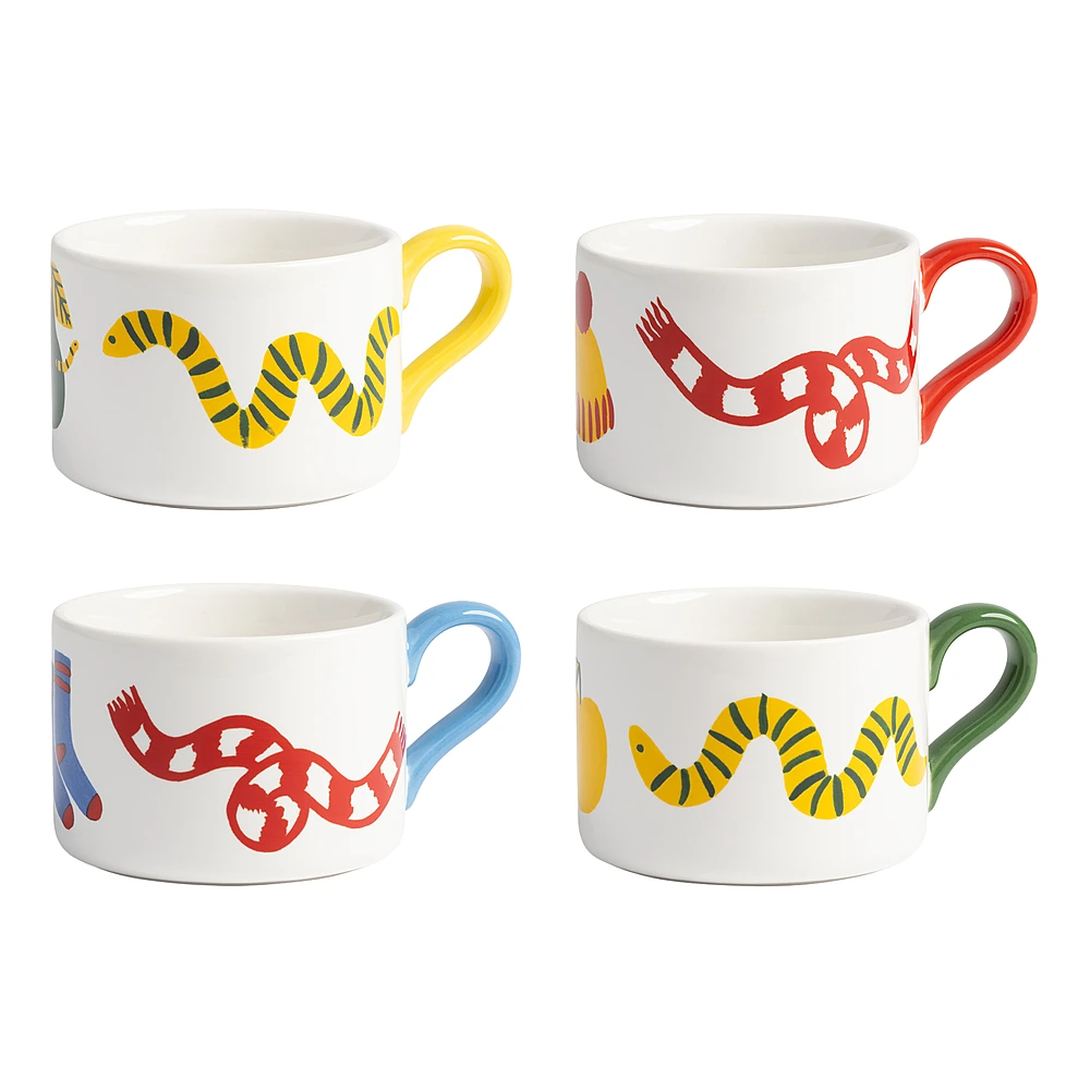 Набор из 4 кружек Haines, 150 мл от &Klevering