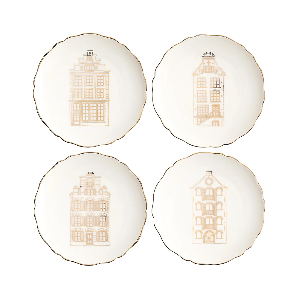 Набор из 4 мини-тарелок House, 13 см от &Klevering