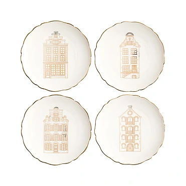 Набор из 4 мини-тарелок House, 13 см