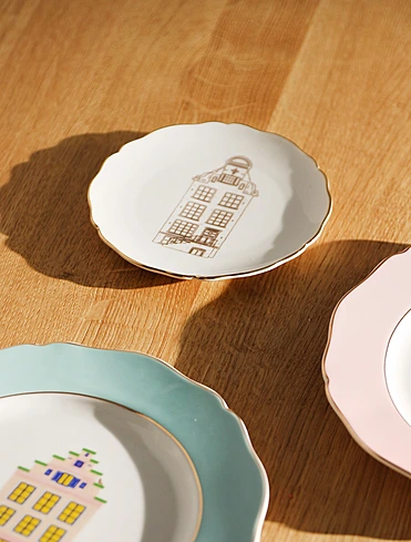 Набор из 4 мини-тарелок House, 13 см