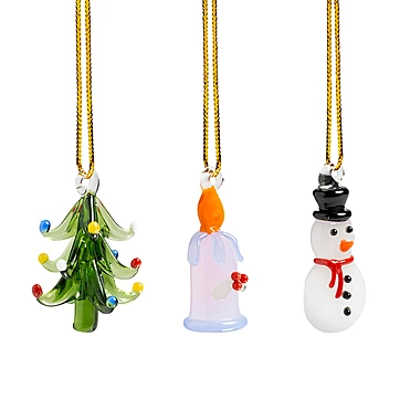 Набор из 3 ёлочных игрушек Ornament