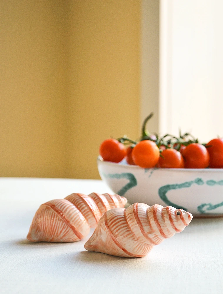 Набор из солонки и перечницы Shell, 4 см от &Klevering