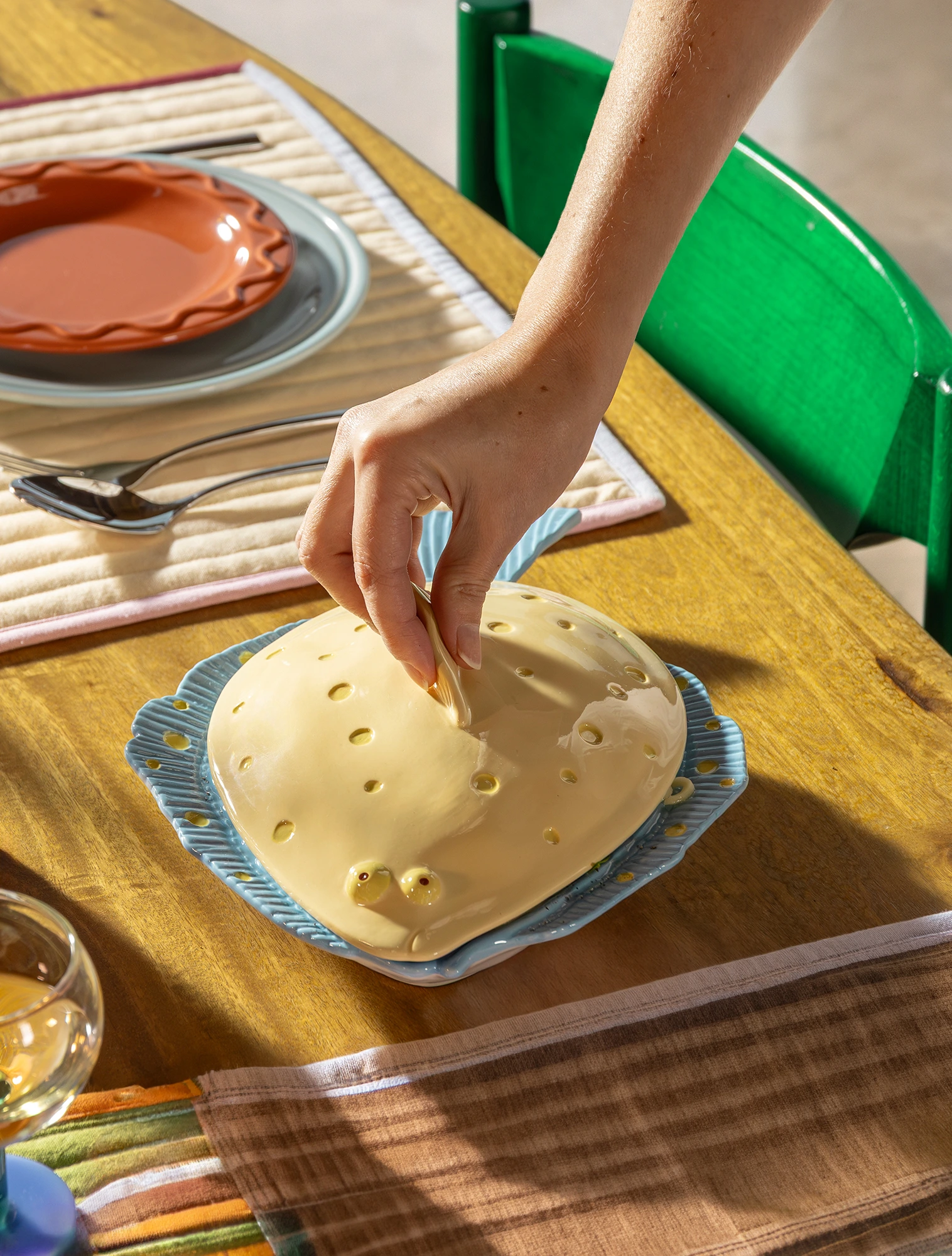 Глубокое блюдо с крышкой Plaice, 29,5 см