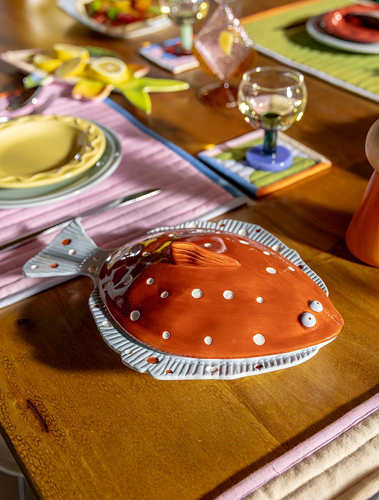 Глубокое блюдо с крышкой Plaice, 29,5 см от &Klevering