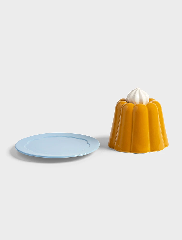 Декоративная ёмкость Pudding, 17x14 см от &Klevering