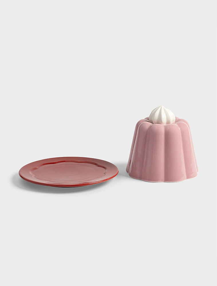 Декоративная ёмкость Pudding, 17x14 см от &Klevering