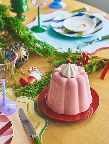 Декоративная ёмкость Pudding, 17x14 см