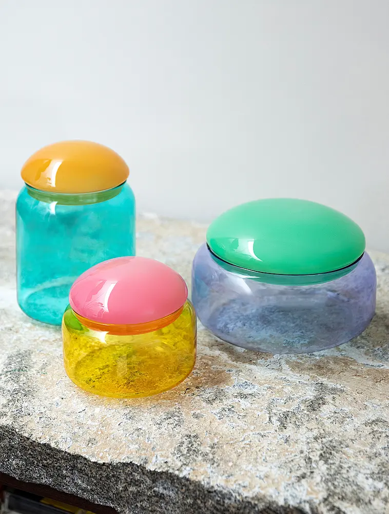 Декоративная ёмкость Puffy, 12x17,5 см от &Klevering