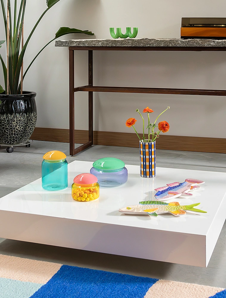 Декоративная ёмкость Puffy, 12x17,5 см от &Klevering