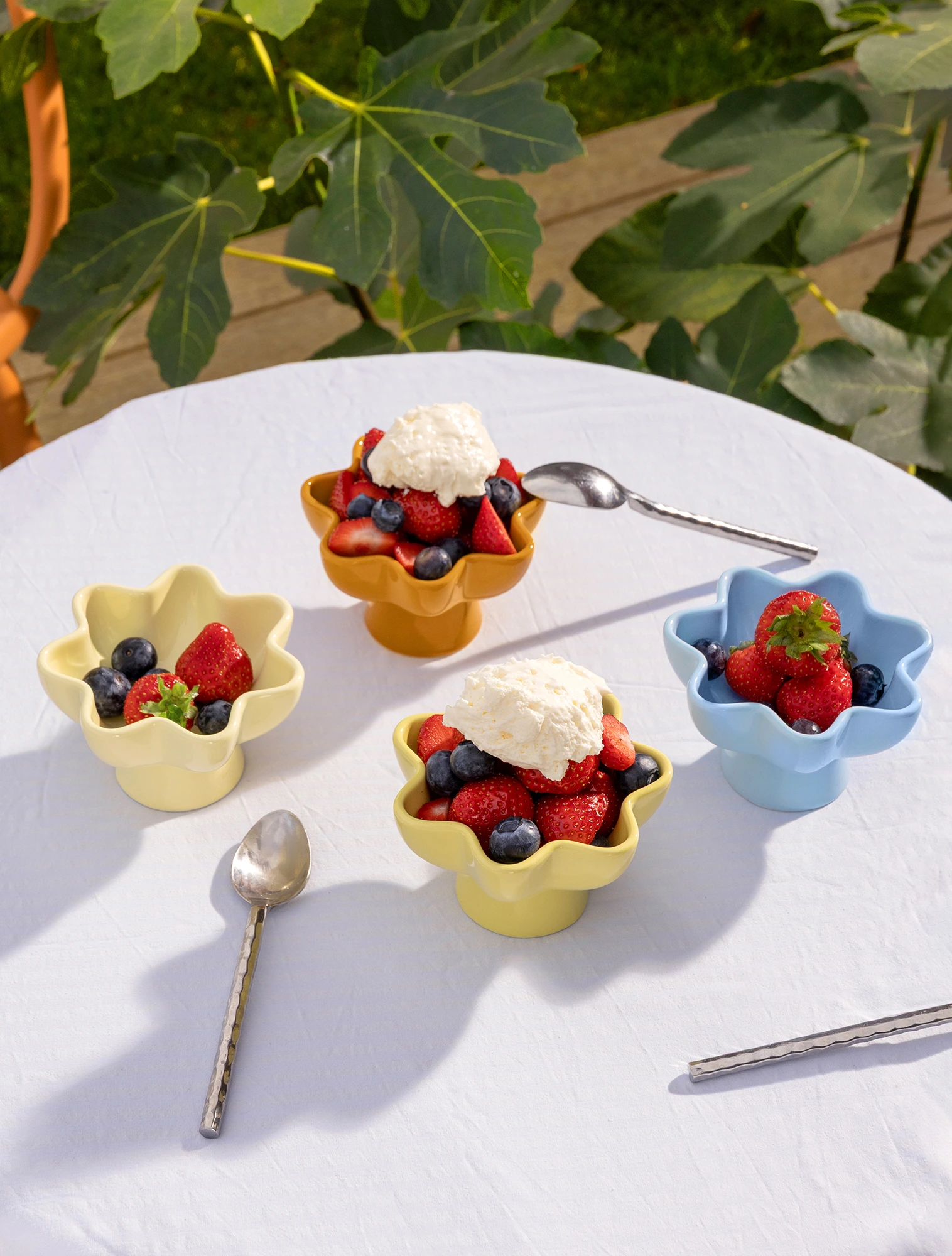 Набор из 4 креманок Sun, 130 мл