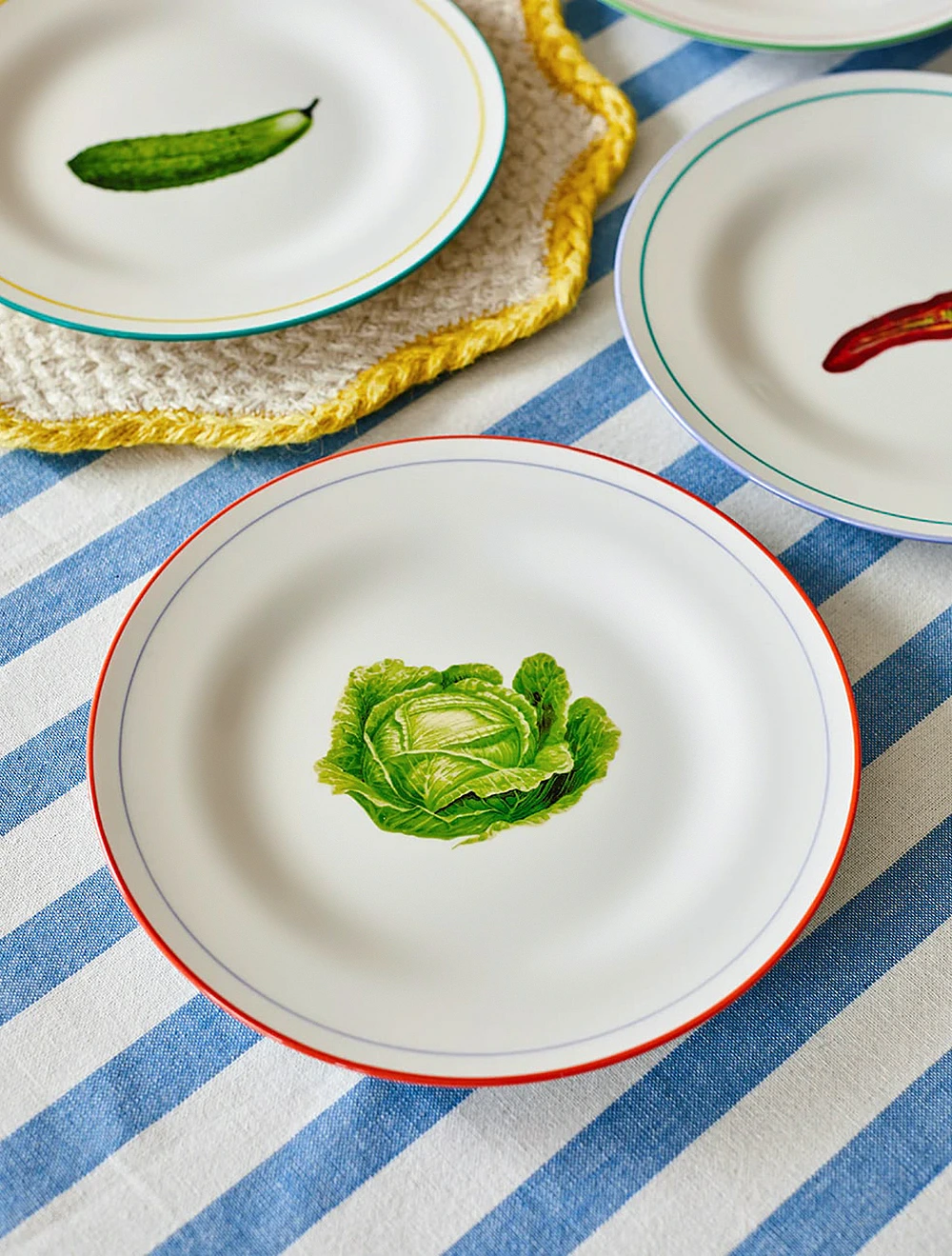 Закусочная тарелка Vegetable, 21 см
